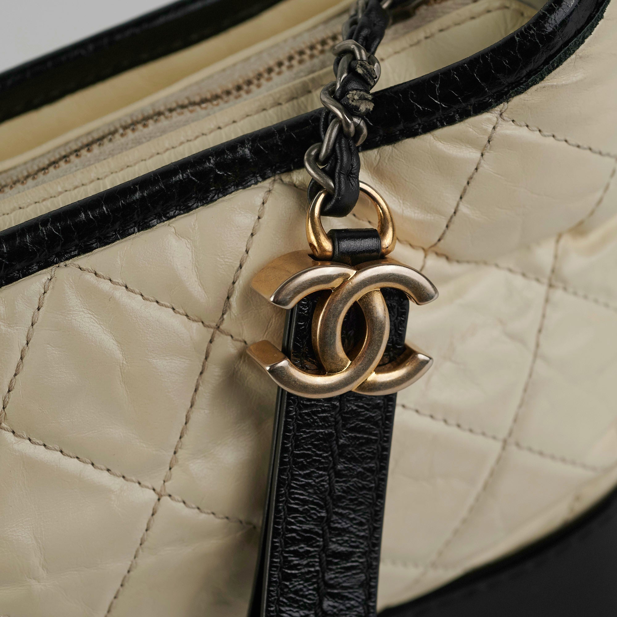 Chanel Small White Gabrielle Lambskin Shoulder Bag - Luxury Designer Handbag for Women | Perfect for Evening Events, Parties & Special Occasions