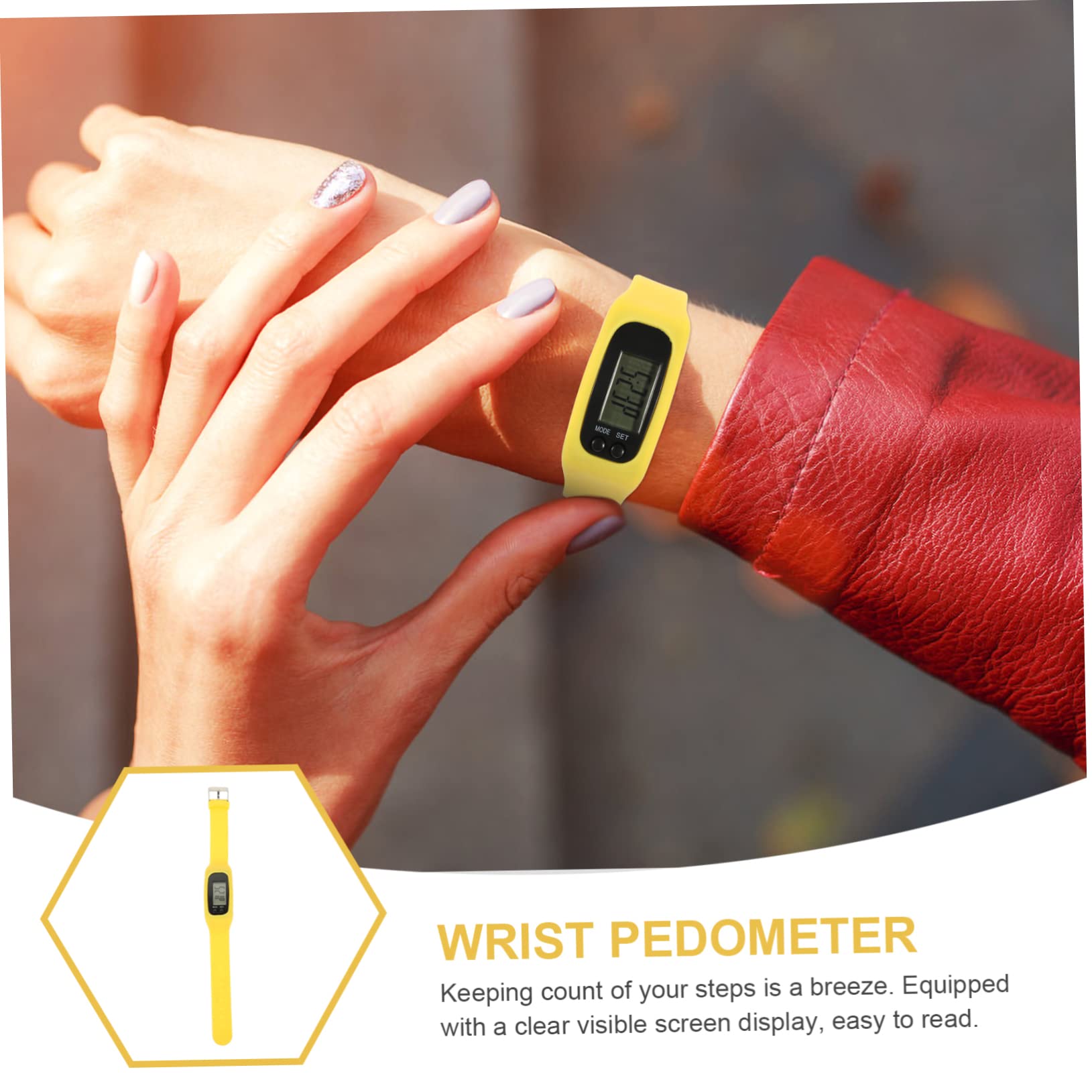 CORHAD Women's Fitness Tracker Watch - Step Counter, Pedometer, Activity Monitor for Running & Walking - Stylish Wristband for Women & Kids - Perfect for Gym, Workouts & Daily Activity Tracking