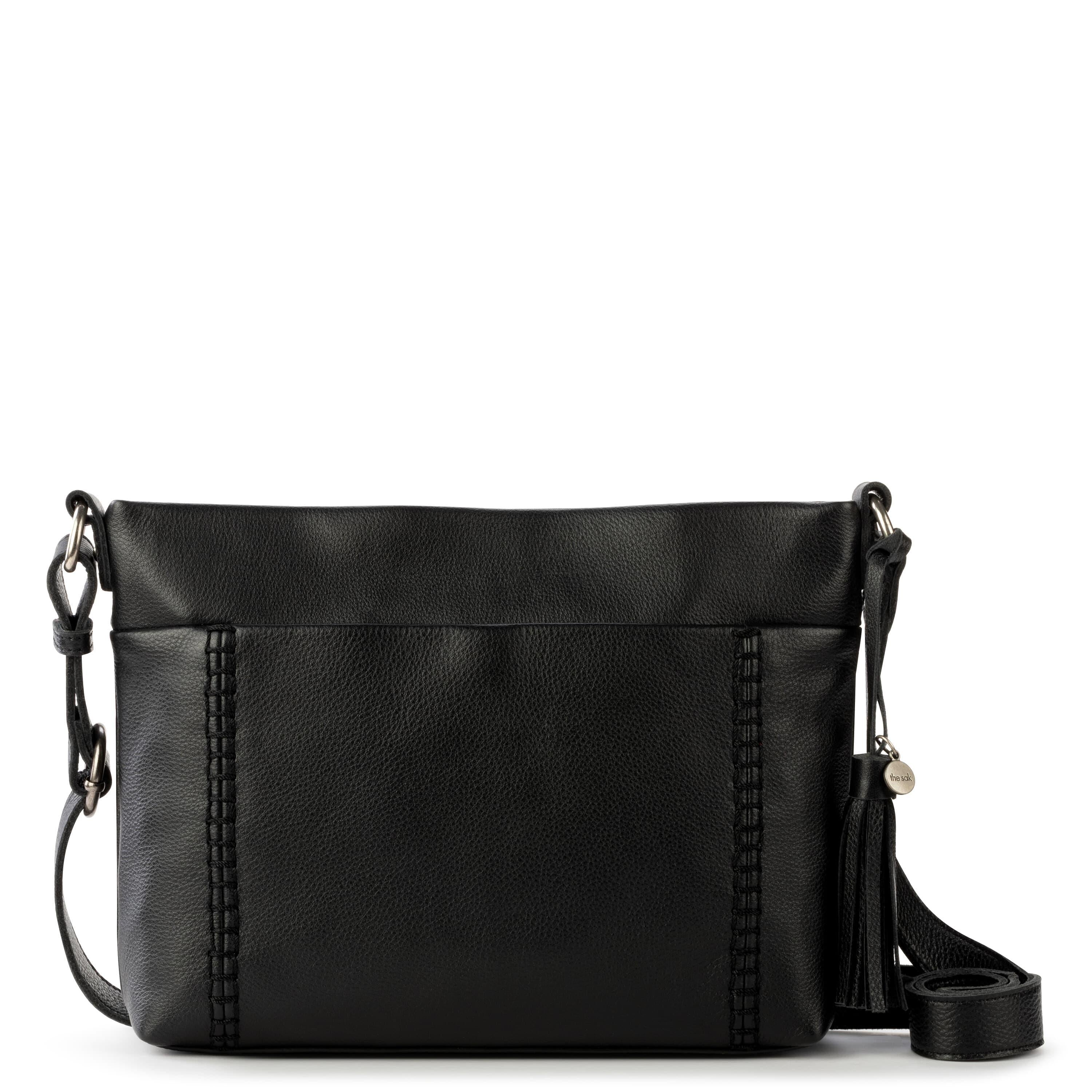 Melrose Crossbody Leather Bag for Women - Stylish Black Shoulder Purse - Perfect for Work, Travel & Everyday Use