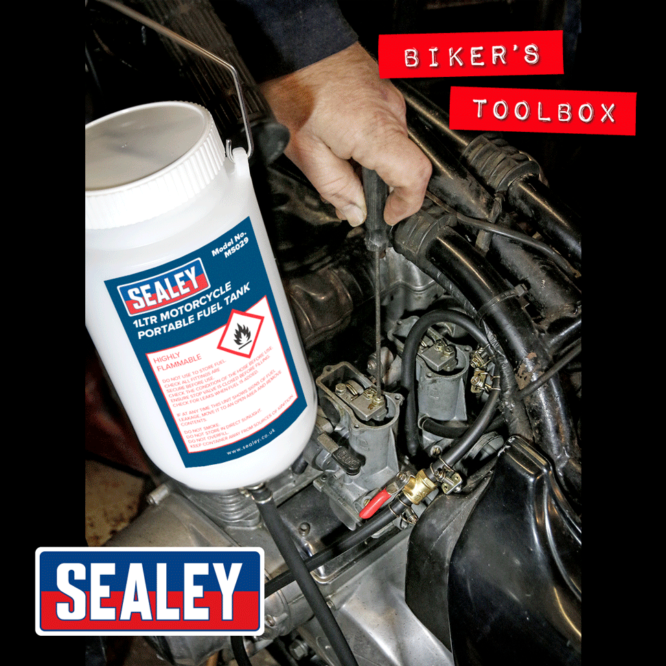 Sealey Auxiliary Fuel Tank - Heavy Duty Diesel & Gasoline Transfer Tank for Trucks, Trailers & Equipment - Perfect for Long Hauls, Off-Roading & Construction Sites