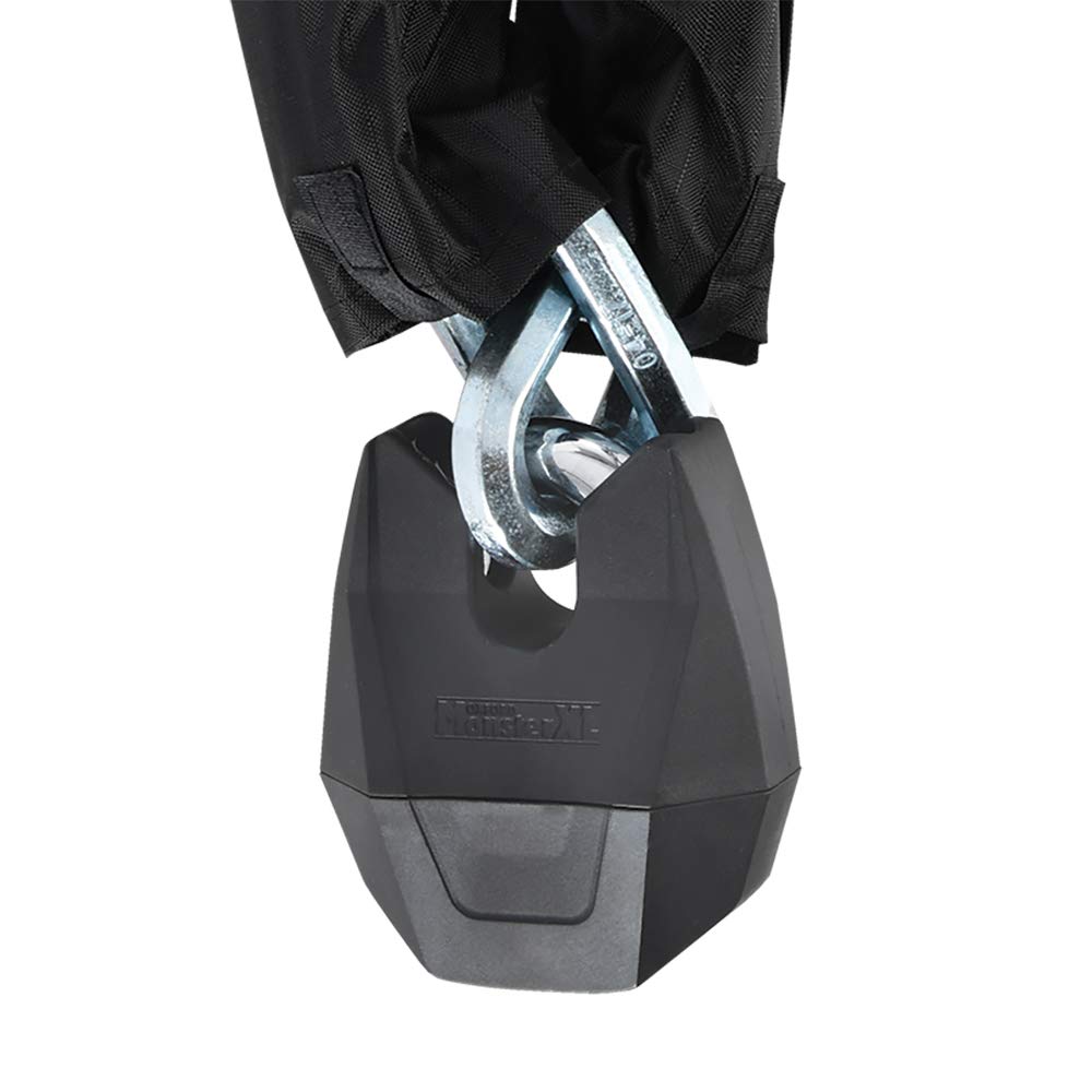 Oxford - Monster XL Heavy Duty Lock and Chain for Bikes, Motorcycles, Gates & Storage - Secure Outdoor & Indoor Use