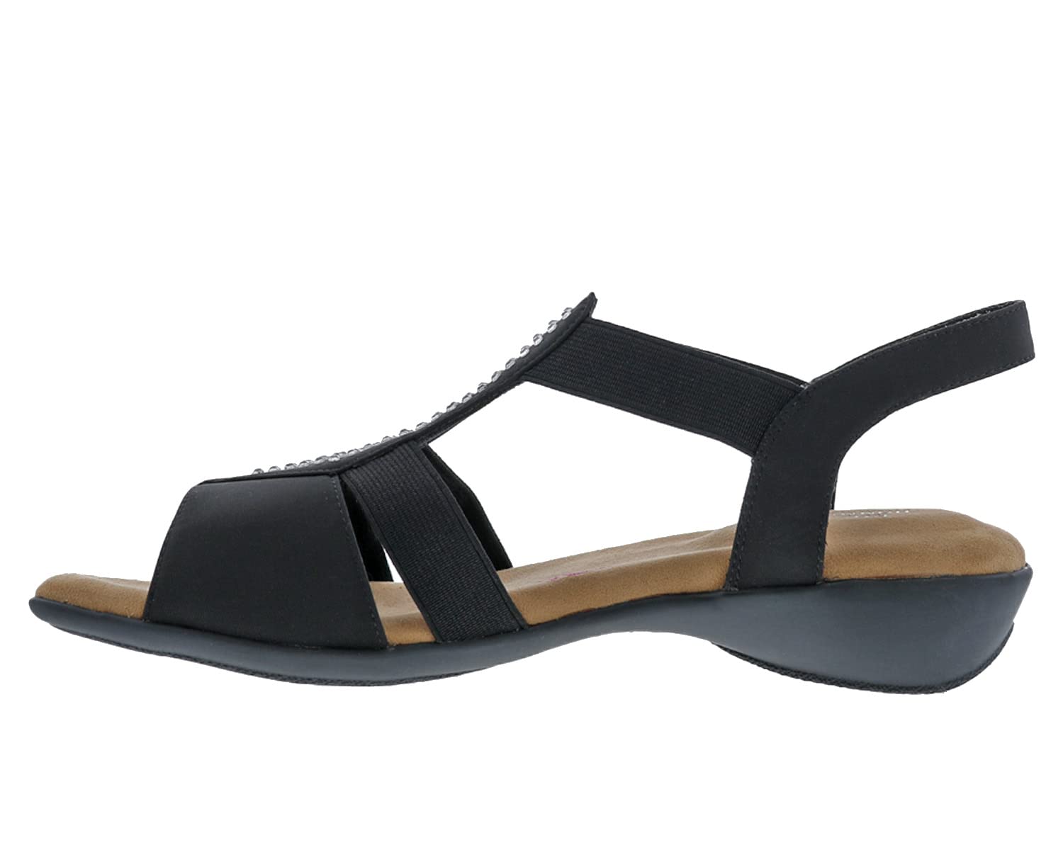 Ros Hommerson Mellow Women's Casual Comfort Shoes - Slip-On Lycra Velcro Strap Walking Shoes for Women - Perfect for Work, Travel & Everyday Wear