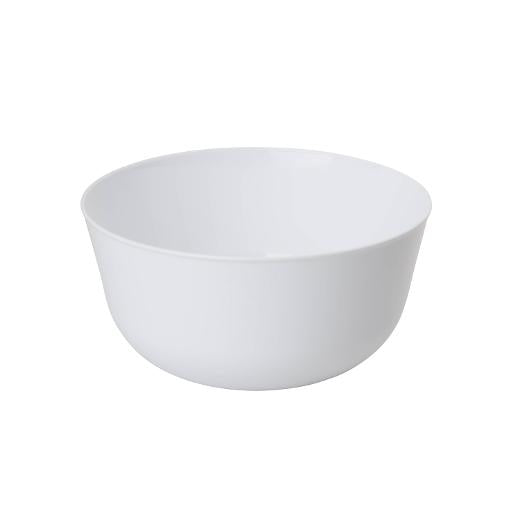 Blue and White Round Plastic Plates - 12-Pack Durable Melamine Dinner Plates for Parties, Picnics & Outdoor Dining - BPA-Free, Dishwasher Safe - Bella