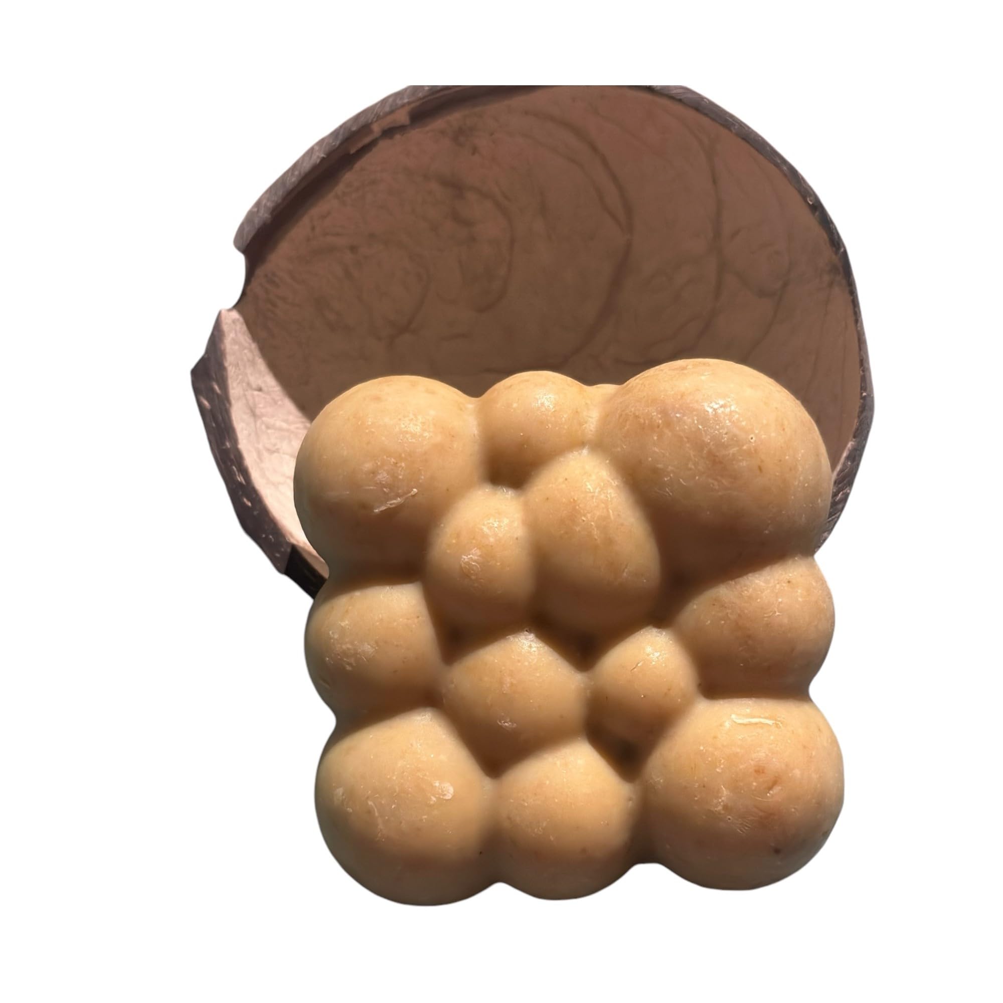 Organic Chebe Seamoss & Marshmallow Root Shampoo Bar for Hair Growth - Natural Nourishing Vegan Hair Care - Perfect for Dry, Damaged Hair & Scalp Health at Home or Travel