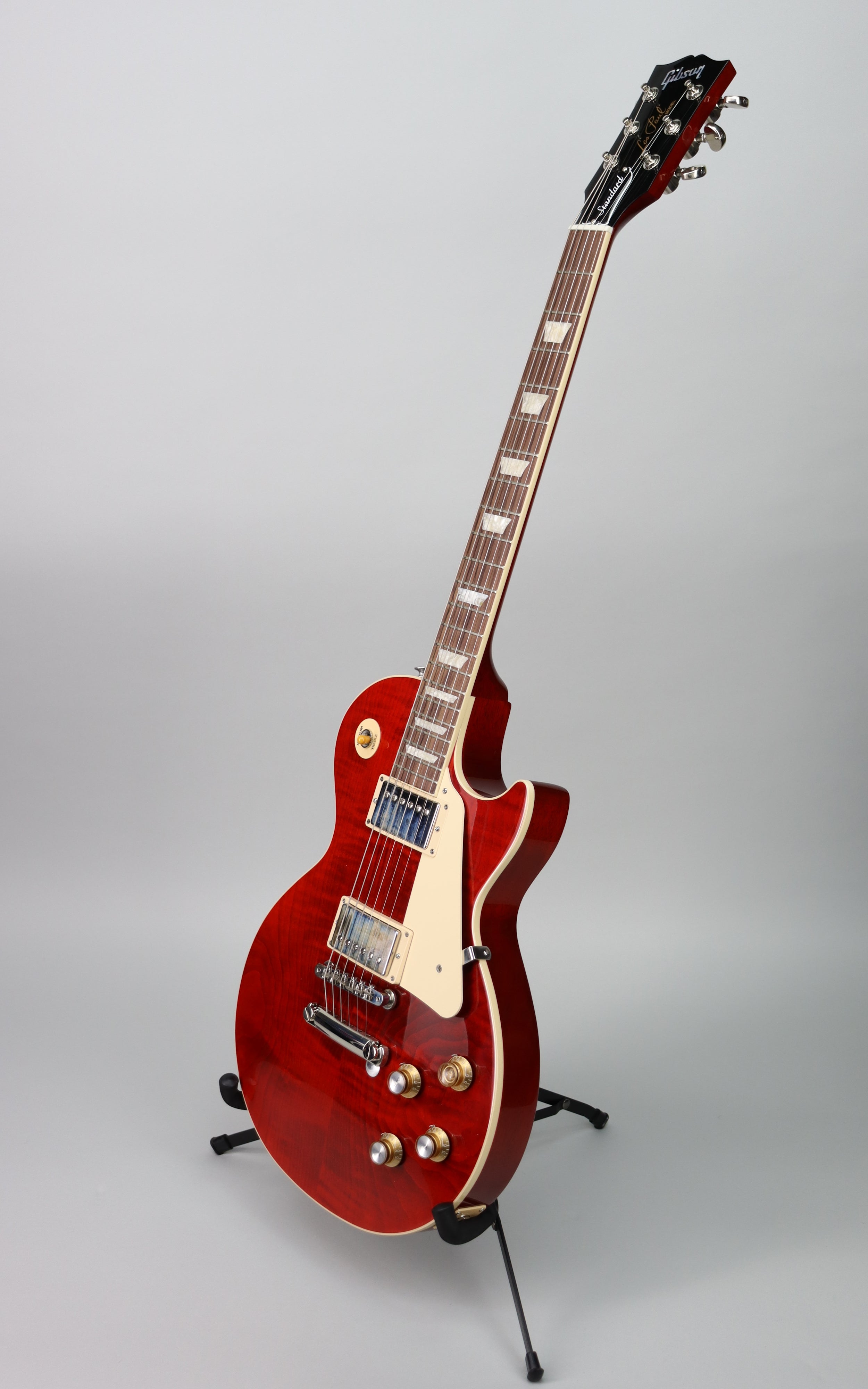 Gibson Les Paul Standard '60s Electric Guitar with Figured Top - Vintage Cherry Sunburst Finish | Perfect for Rock, Blues & Stage Performances