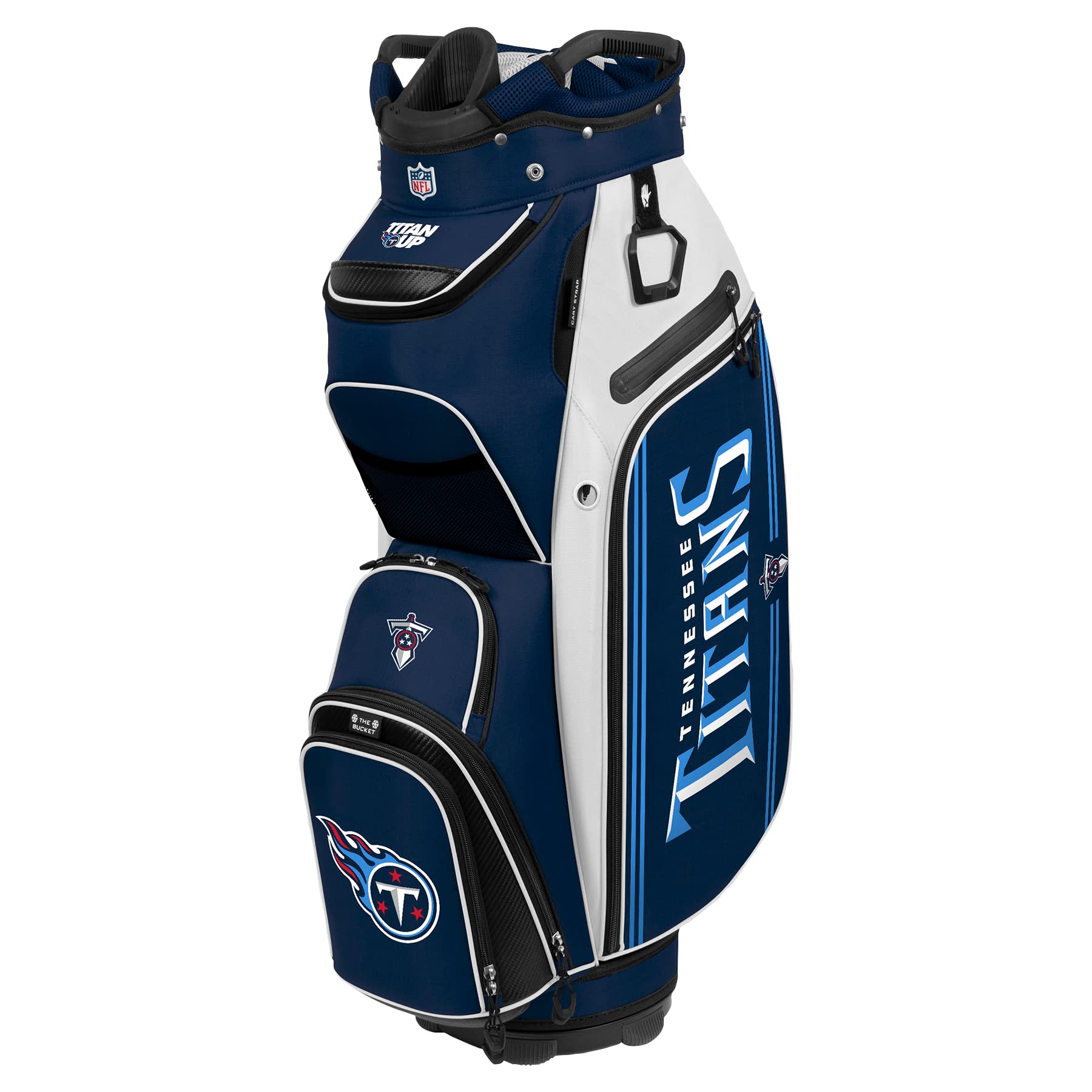 Tennessee Titans NFL Licensed Cooler Cart Bag - Insulated Rolling Cooler for Tailgating, Camping & Outdoor Events - Perfect for Football Games & Picnics
