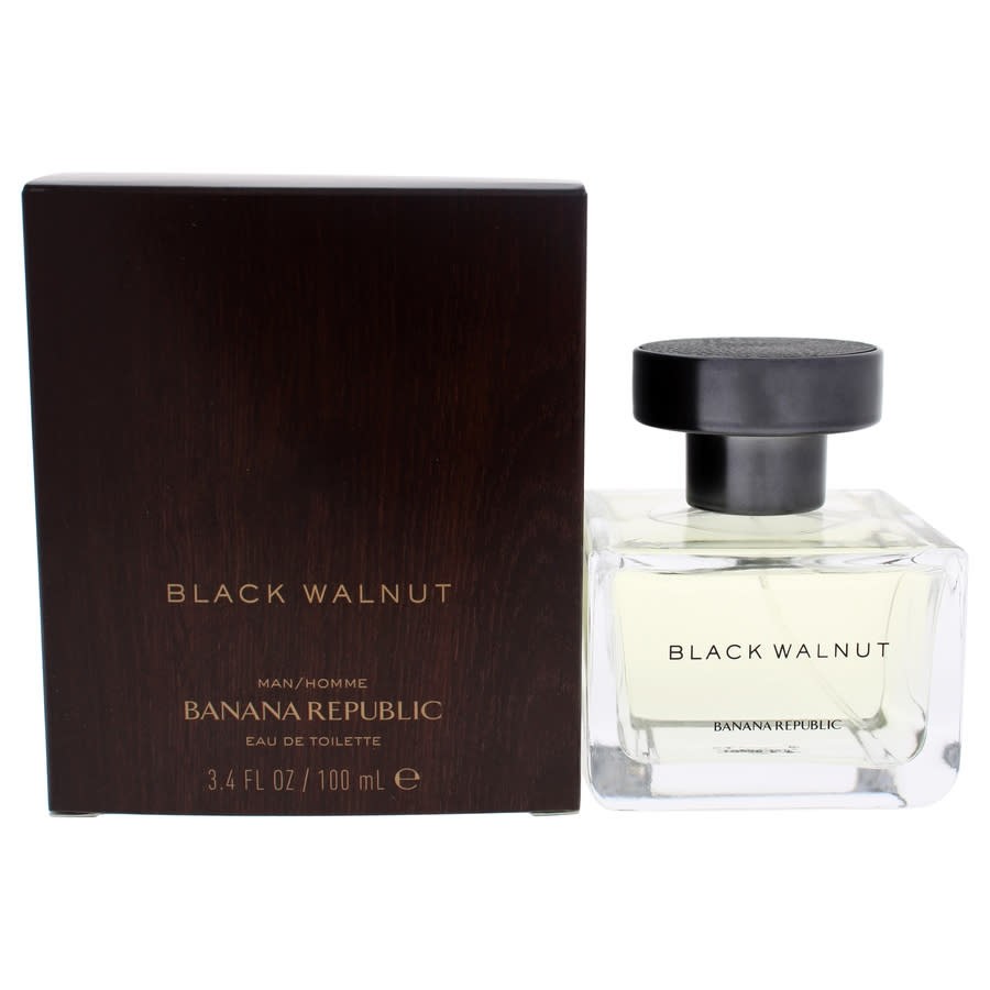 Banana Republic Black Walnut 100ML Eau de Toilette Spray for Men - Fresh Woody Scent for Day & Night Wear, Office & Date Nights