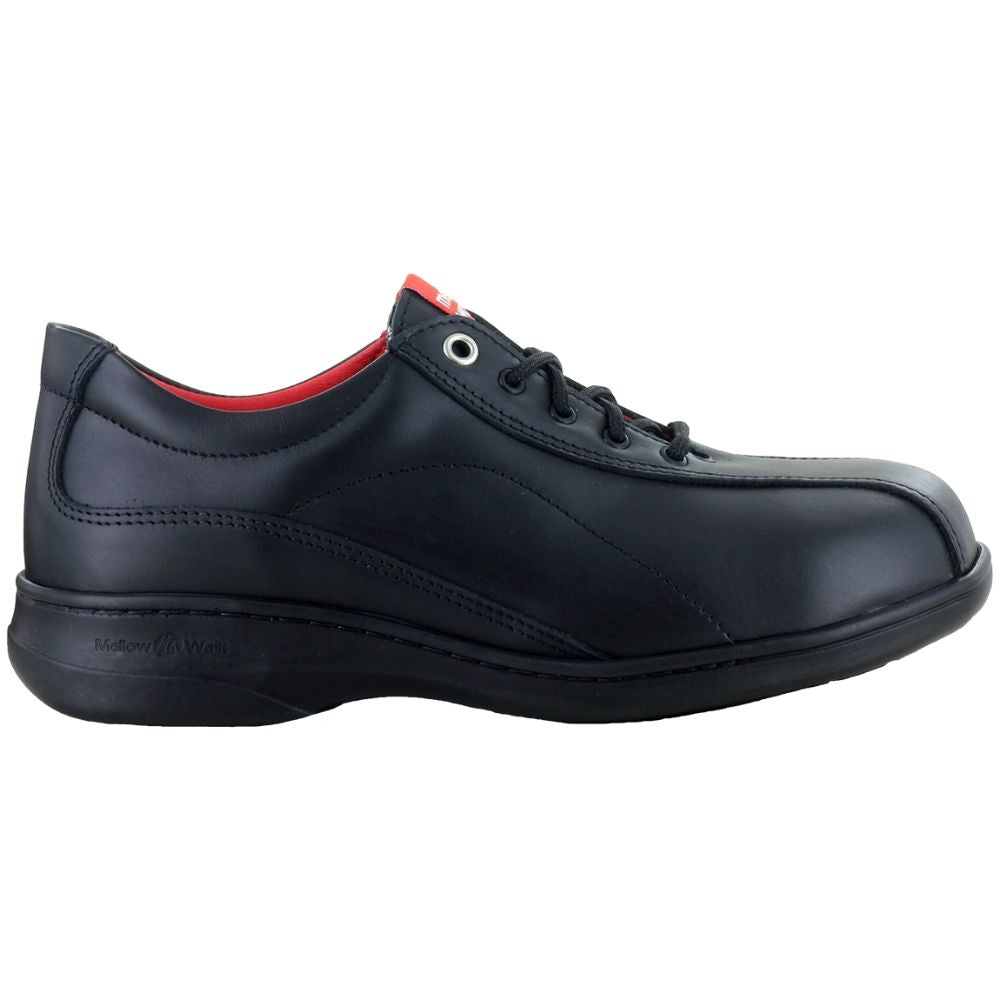 Mellow Walk Daisy 498092 Women's Steel Toe Slip Resistant Work Shoes - Non-Slip Safety Footwear for Construction, Warehouse & Industrial Work