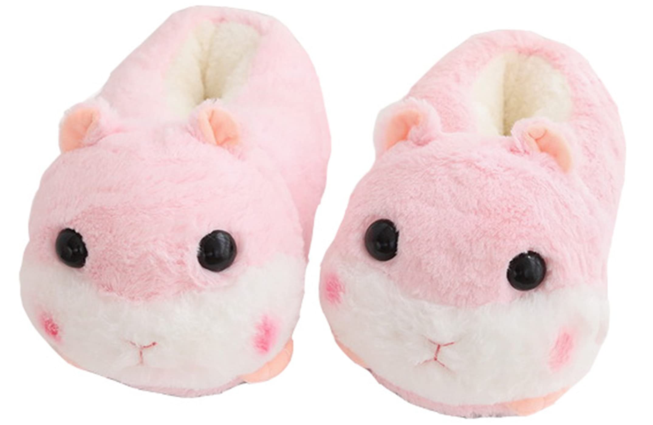 Adorable Pig Cartoon Fuzzy House Slippers for Women - Cozy Winter Indoor/Outdoor Slides with Non-Slip Sole - Perfect for Home, Lounge & Gift Giving