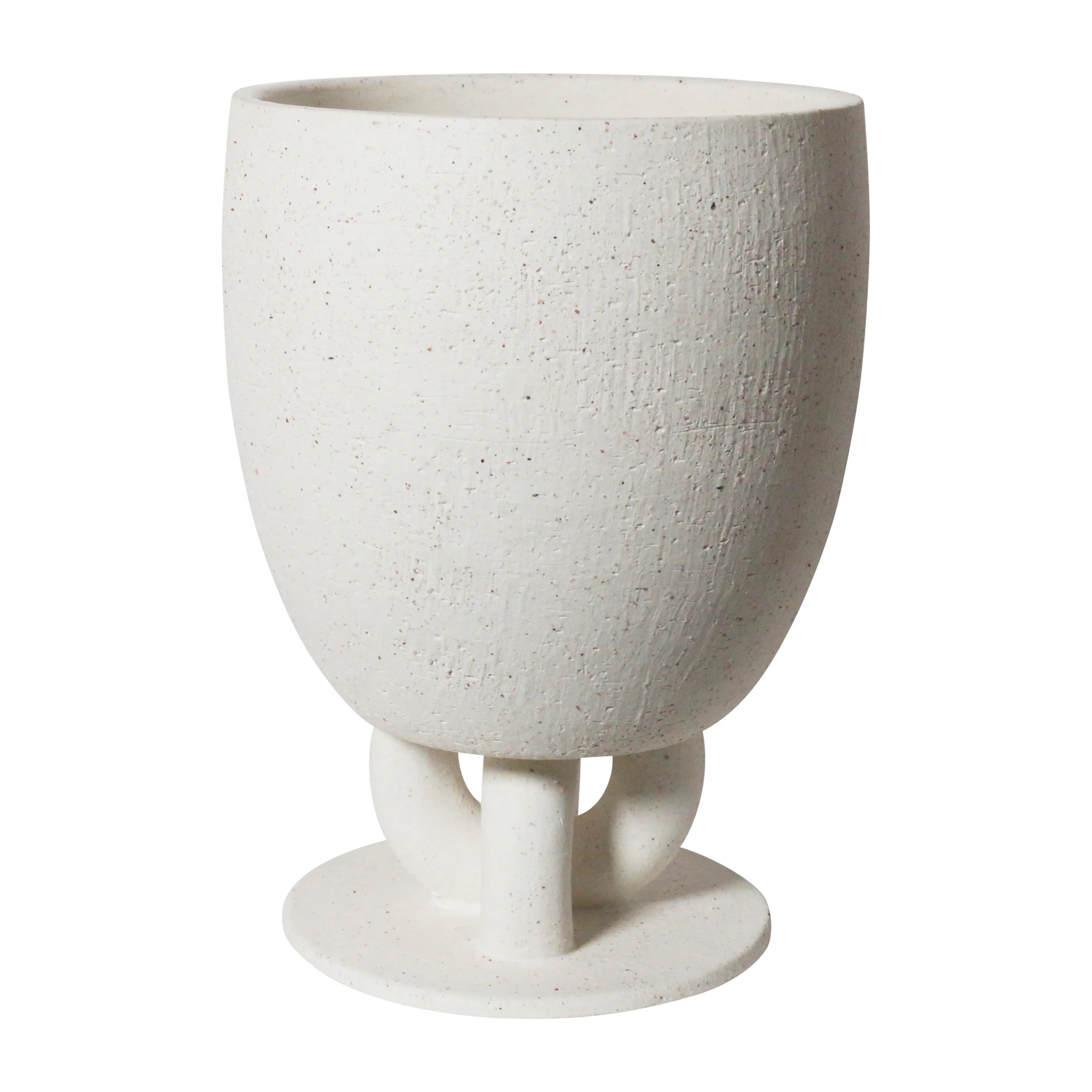 Emerald Green Modern Large Dried Flower Arrangement in Robert Gordon White Stoneware Vessel - Limited Edition Home Decor for Living Room, Dining Table Centerpiece