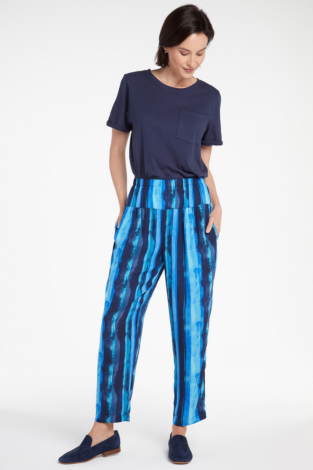 Ines Slim Pants for Women - High Waisted Stretch Skinny Trousers | Comfortable Office Work Pants & Casual Wear | Perfect for Business, Travel & Everyday Outfits
