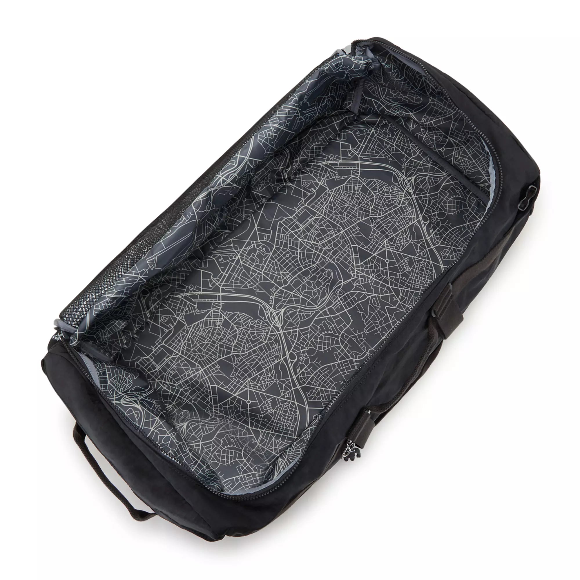 Kipling Jonis Medium Laptop Duffle Backpack - Black Noir | Water-Resistant Work & Travel Bag for Men & Women | Perfect for Office, Commute & Weekend Getaways