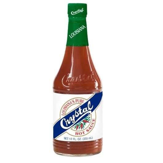 Louisiana's Pure Crystal Hot Sauce - Palatize Pack | Spicy & Flavorful Condiment for Wings, Tacos, Burgers & More