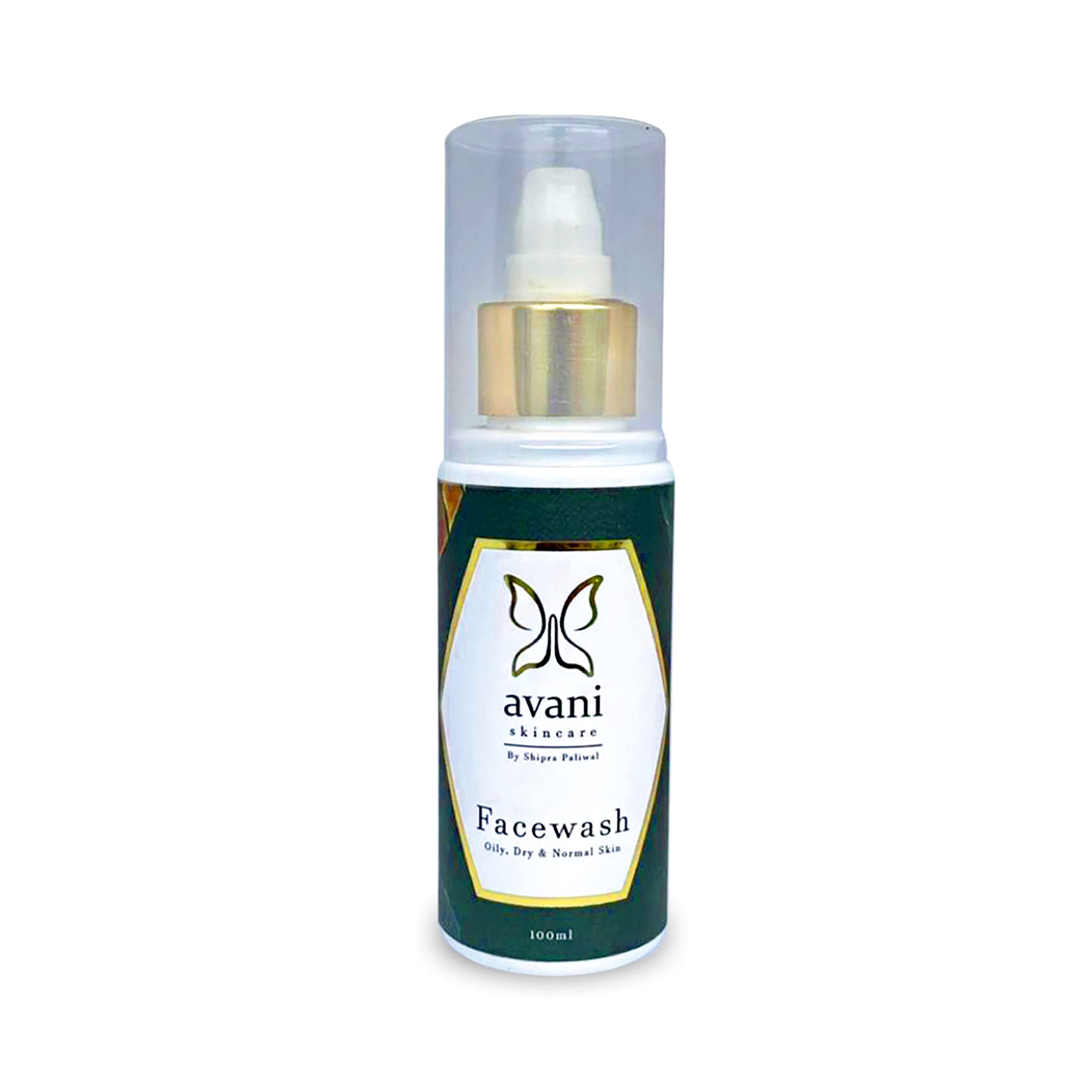 Avani Skincare Aloe Vera Face Wash for Acne & Pimple Control - Moisturizing Cleanser with Neem Oil | Paraben & Sulfate Free | 100ml | Gentle Daily Face Wash for Oily & Sensitive Skin | Perfect for Morning & Night Skincare Routine