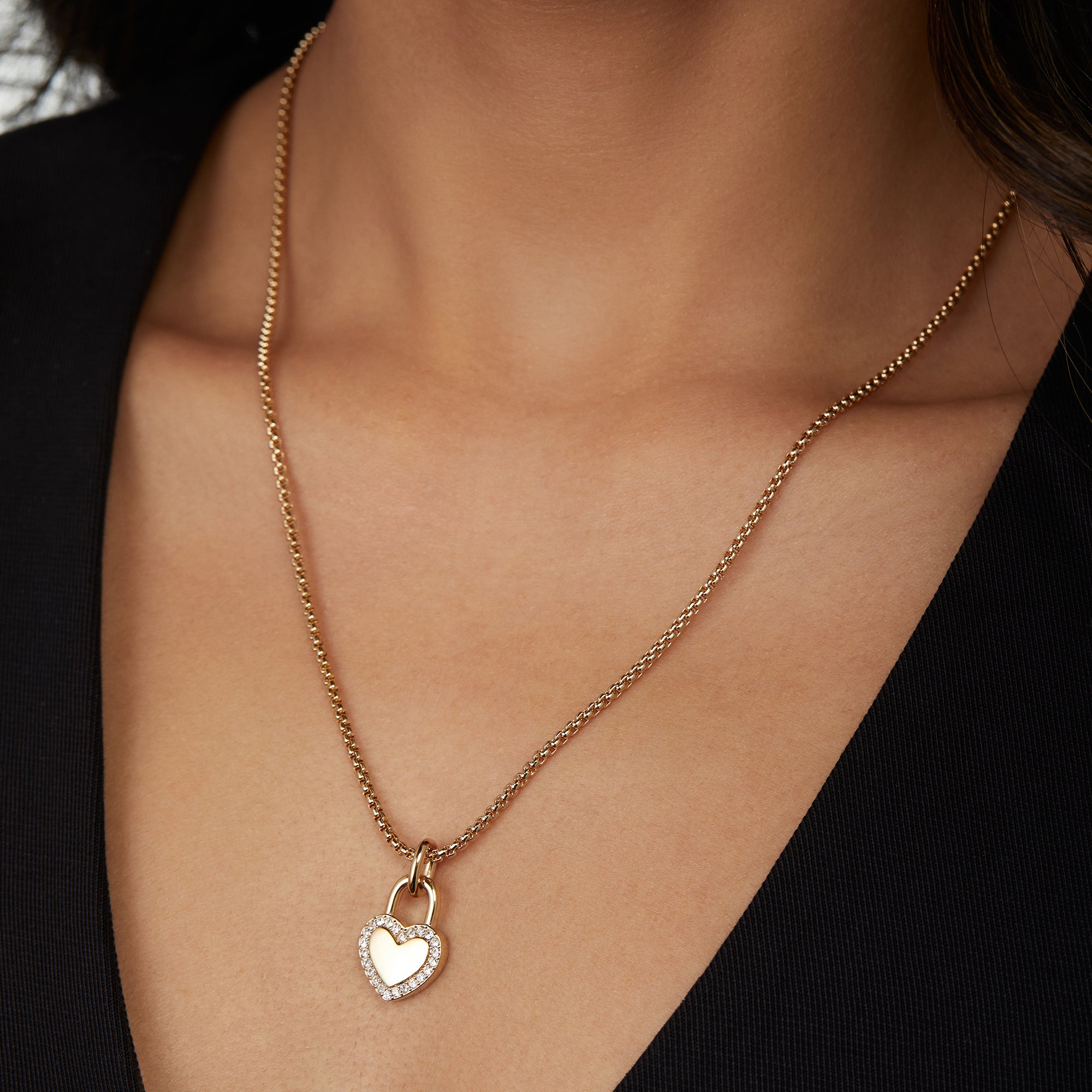 Follow Your Dreams Heart Lock Necklace - Romantic Gift for Her, Valentine's Day, Anniversary & Special Occasions