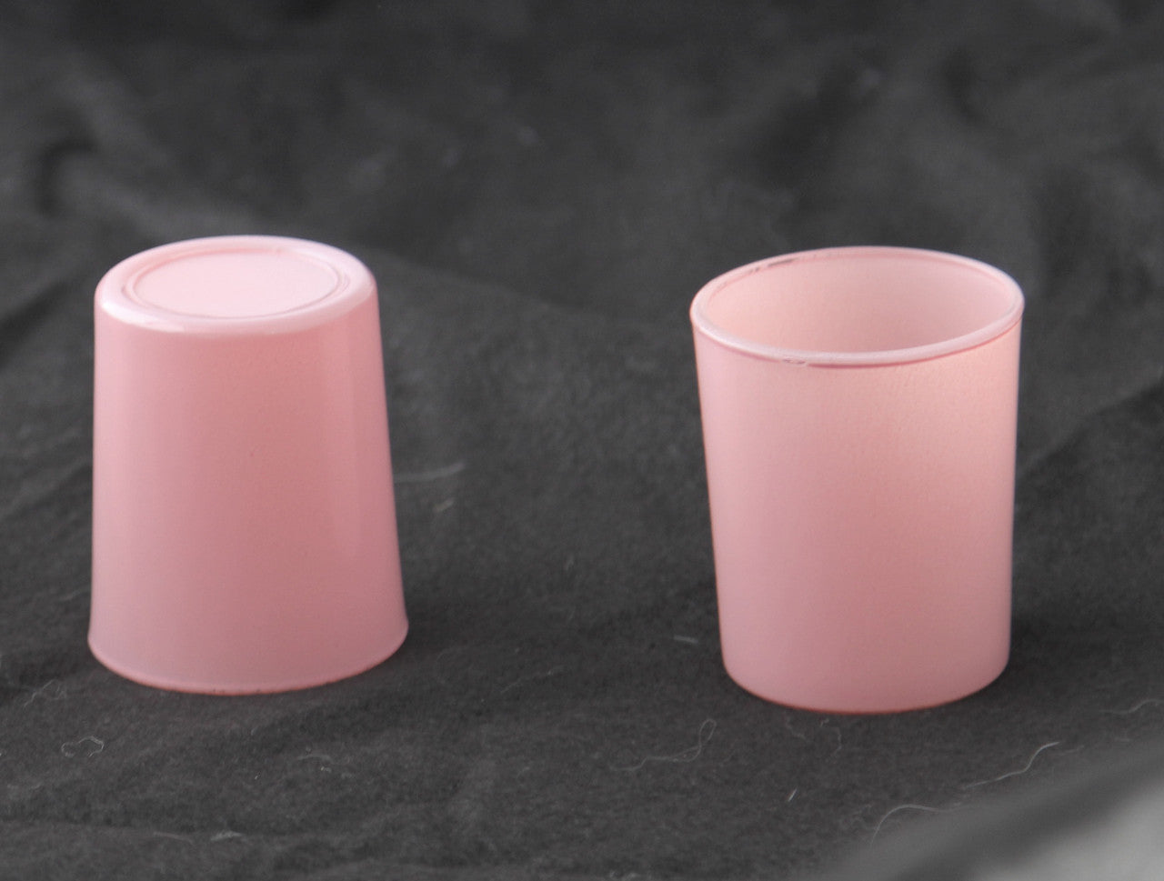 10 Pack Blush Pink Glass Votive Tealight Candle Holders - Elegant Wedding Centerpiece, Christmas Party Decor, Valentine's Day & Bridal Shower Decorations - Perfect for Romantic Dinners, Holiday Tablescapes and Special Events