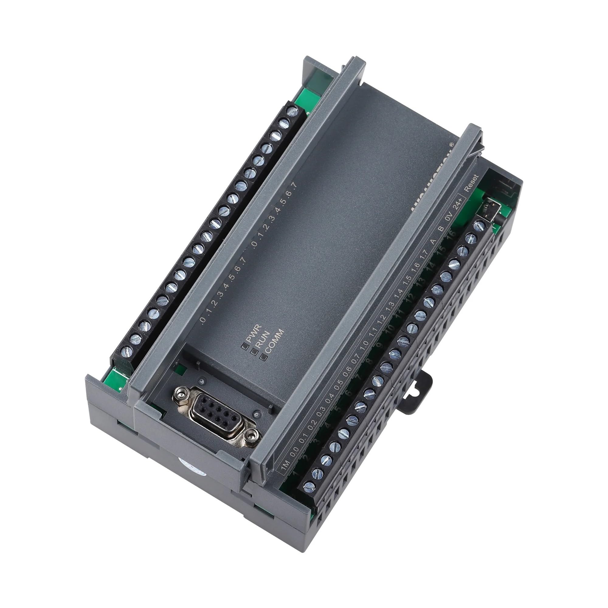 Industrial Grade MODBUS RTU Modbus-IO8R-A Ethernet Converter Server with 16I/16O/32I/32T Analog Output Relay Module - Extensible for Factory Automation, SCADA Systems & Industrial IoT Applications (Color: 16I-16O-RELAY)