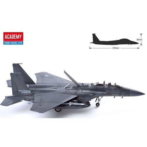 1/72 Scale ROKAF F-15K Slam Eagle Model Kit - Academy 12554 - Perfect for Military Aircraft Collectors & Model Builders