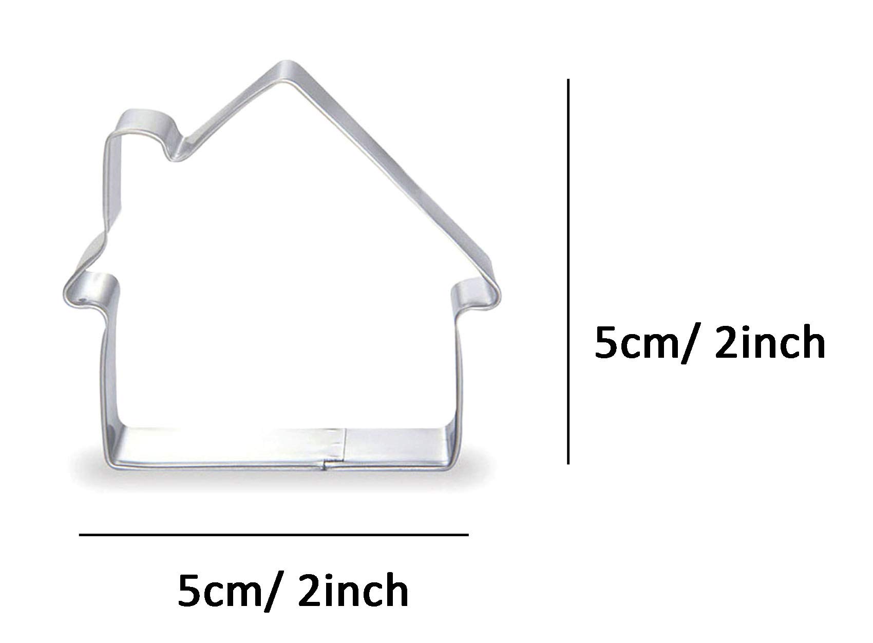 House Shaped Cookie Cutter - Stainless Steel Baking Tool for Christmas, Halloween, Home Decor DIY - Perfect for Holiday Cookies, Cake Decorating & Gift Giving