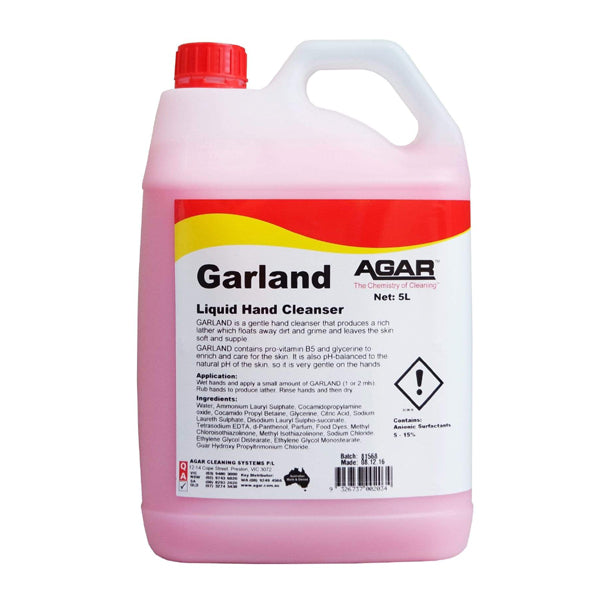 Organic Agar Garland Hand Wash - Natural & Gentle Cleansing for Soft Skin - Perfect for Daily Use, Spa & Bathroom Essentials
