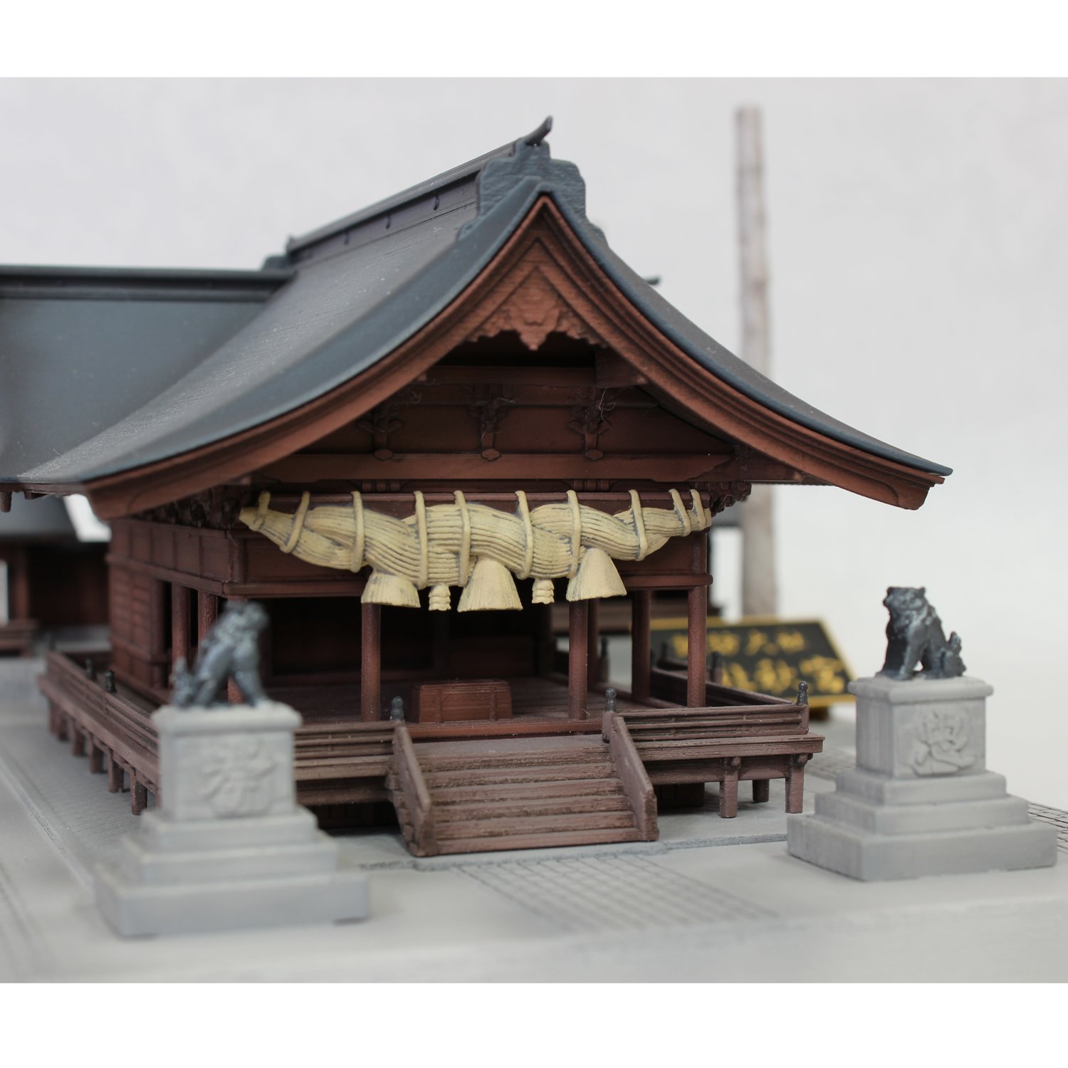 1/150 Scale Shinano Suwa Taisha Plastic Model Kit - Ichinomiya Shimosha Akimiya Shrine Replica for Collectors & Japanese Culture Enthusiasts | Perfect for Diorama, Home Decor & Gifts