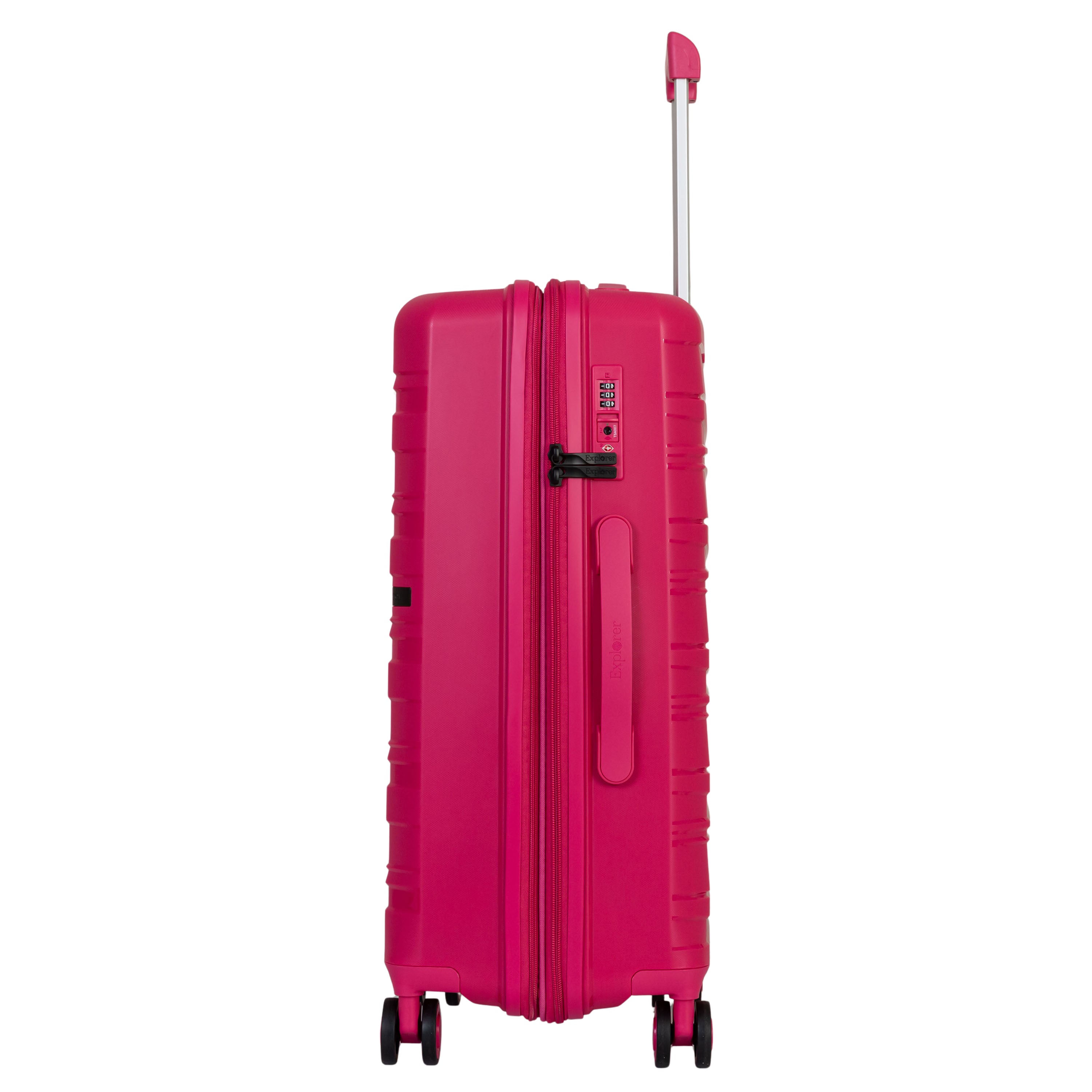 Explorer Breeze Anti-Theft Expandable Medium Luggage - Lightweight Carry-On Suitcase with TSA Lock for Travel & Business Trips