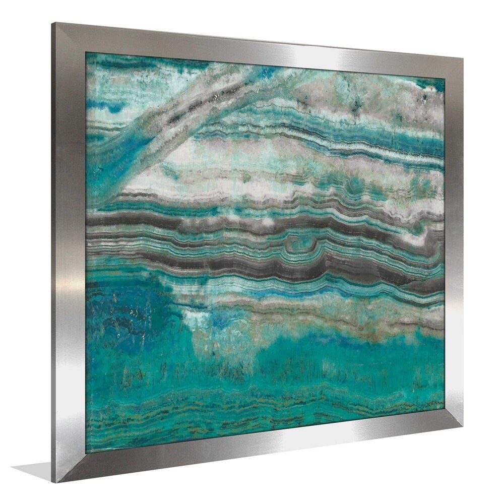 Susan Jill Azure III Green Acrylic Print - Modern Wall Art for Living Room, Bedroom & Office Decor