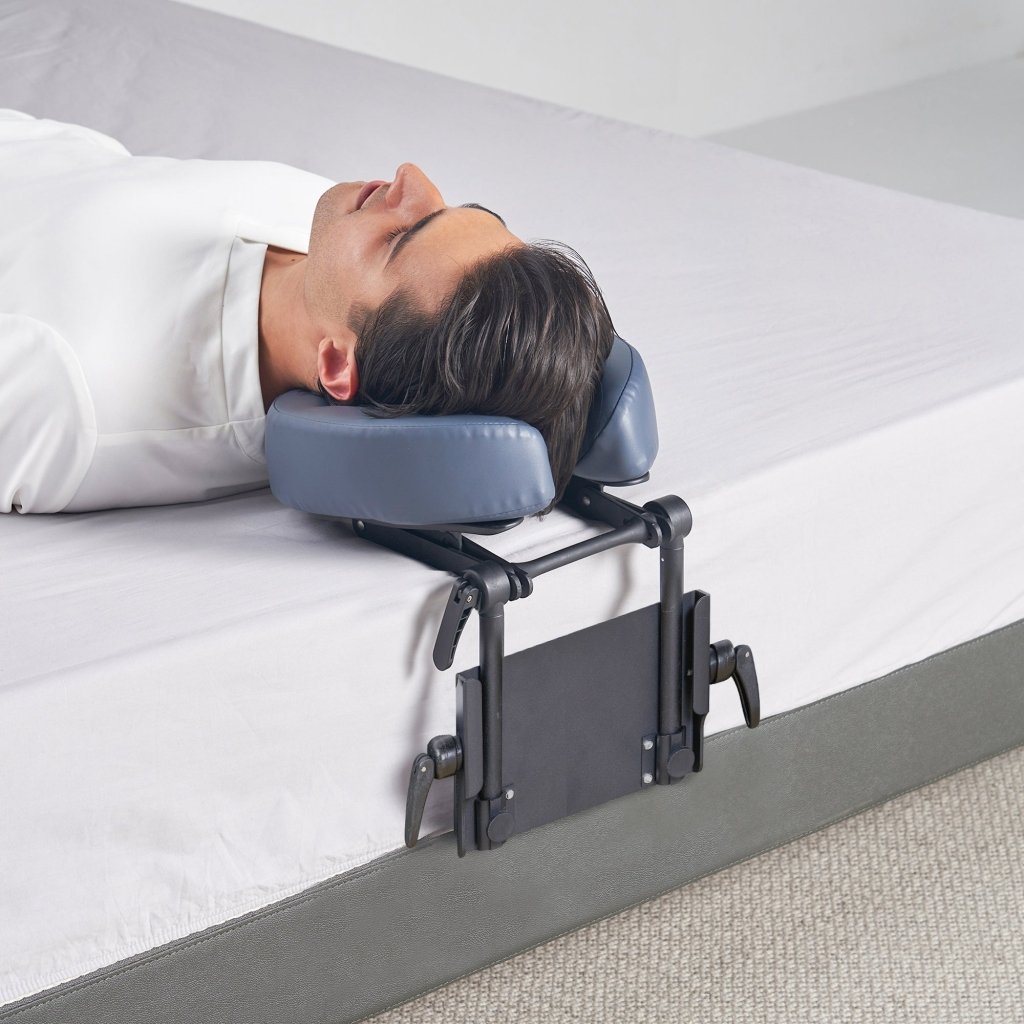 Foldable Adjustable Desktop Massage Kit - Portable Neck & Shoulder Massager for Office, Home & Travel - Ideal for Eye Surgery Recovery & Stress Relief
