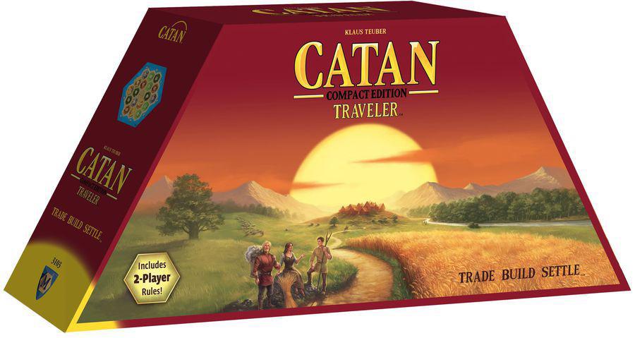 Catan Board Game - Traveler Edition | Compact & Portable Strategy Game for Family & Friends | Perfect for Camping, Road Trips & Travel Adventures