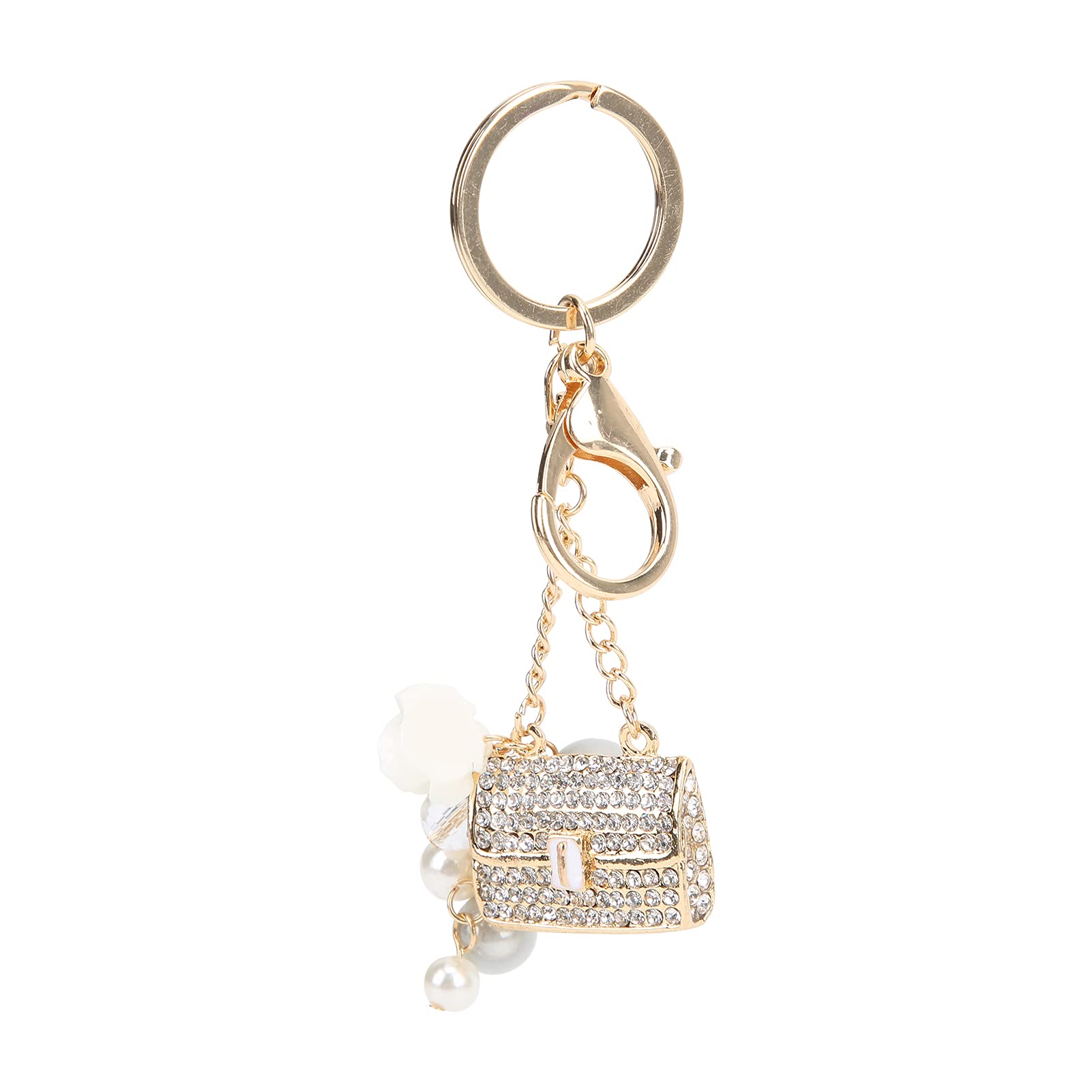 Sparkling Rhinestone Keychain - Elegant & Stylish Keychain Pendant for Women | Perfect for Banquets, Dance Parties, Weddings & Daily Use | Durable Fashion Accessory for Keys, Purses & Gift Giving