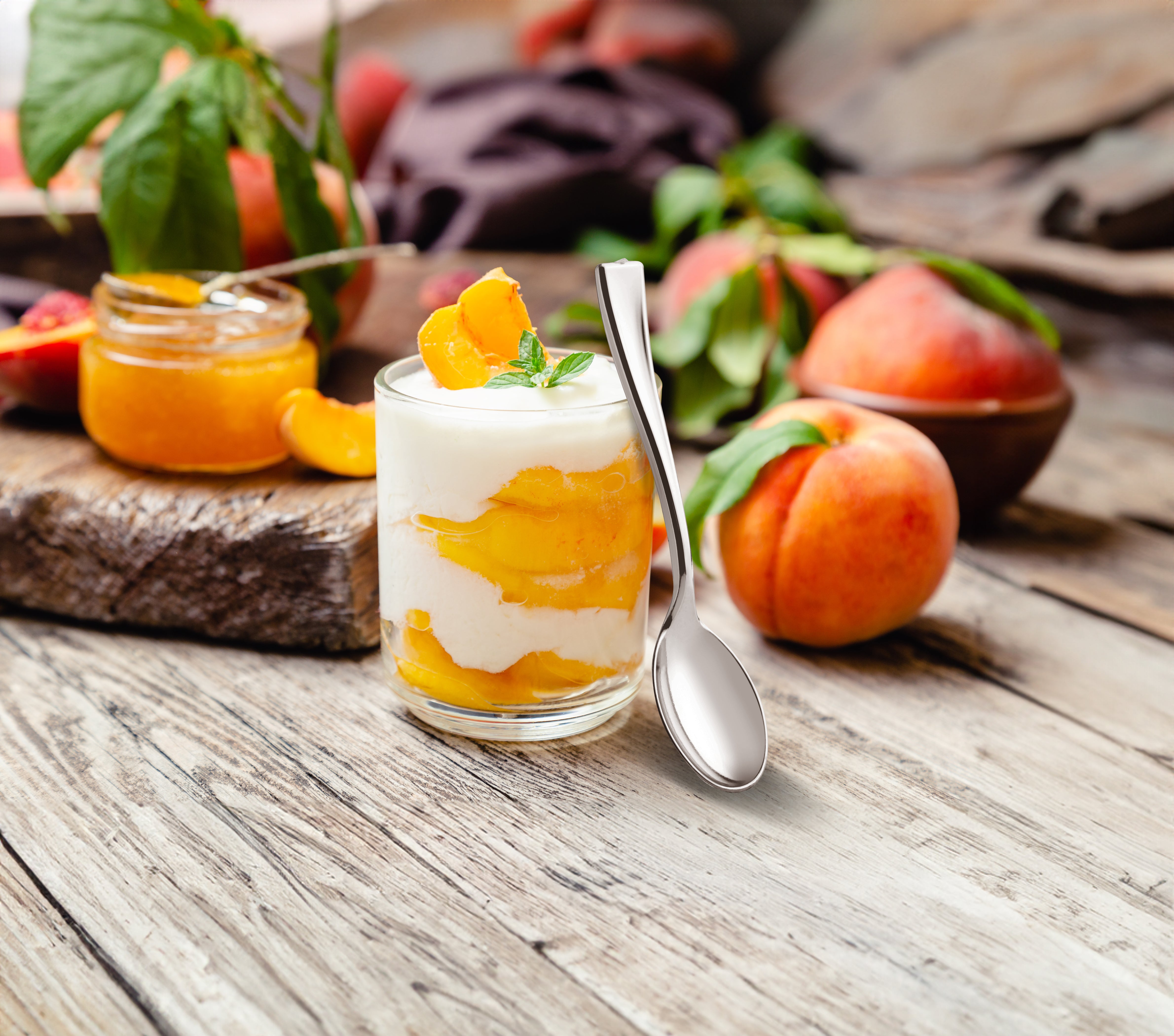 4 Inch Mini Plastic Silver Tasting Spoon - Small Disposable Sampling Spoons for Ice Cream, Desserts, Coffee, Tea Tasting - Perfect for Parties, Catering & Food Sampling Events