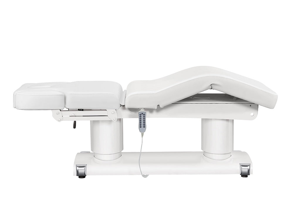 Luxi 4 Motors Professional Electric Massage Table for Spa & Clinic - Adjustable Medical Treatment Bed for Physical Therapy, Facial, and Beauty Services