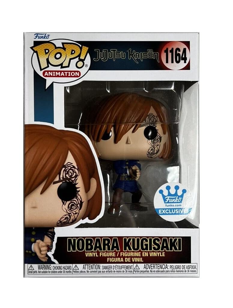 Funko Pop! Jujutsu Kaisen Nobara Kugisaki in Fight Stance #1164 Exclusive Vinyl Figure with Pop Protector - Anime Collectible for Display & Protection