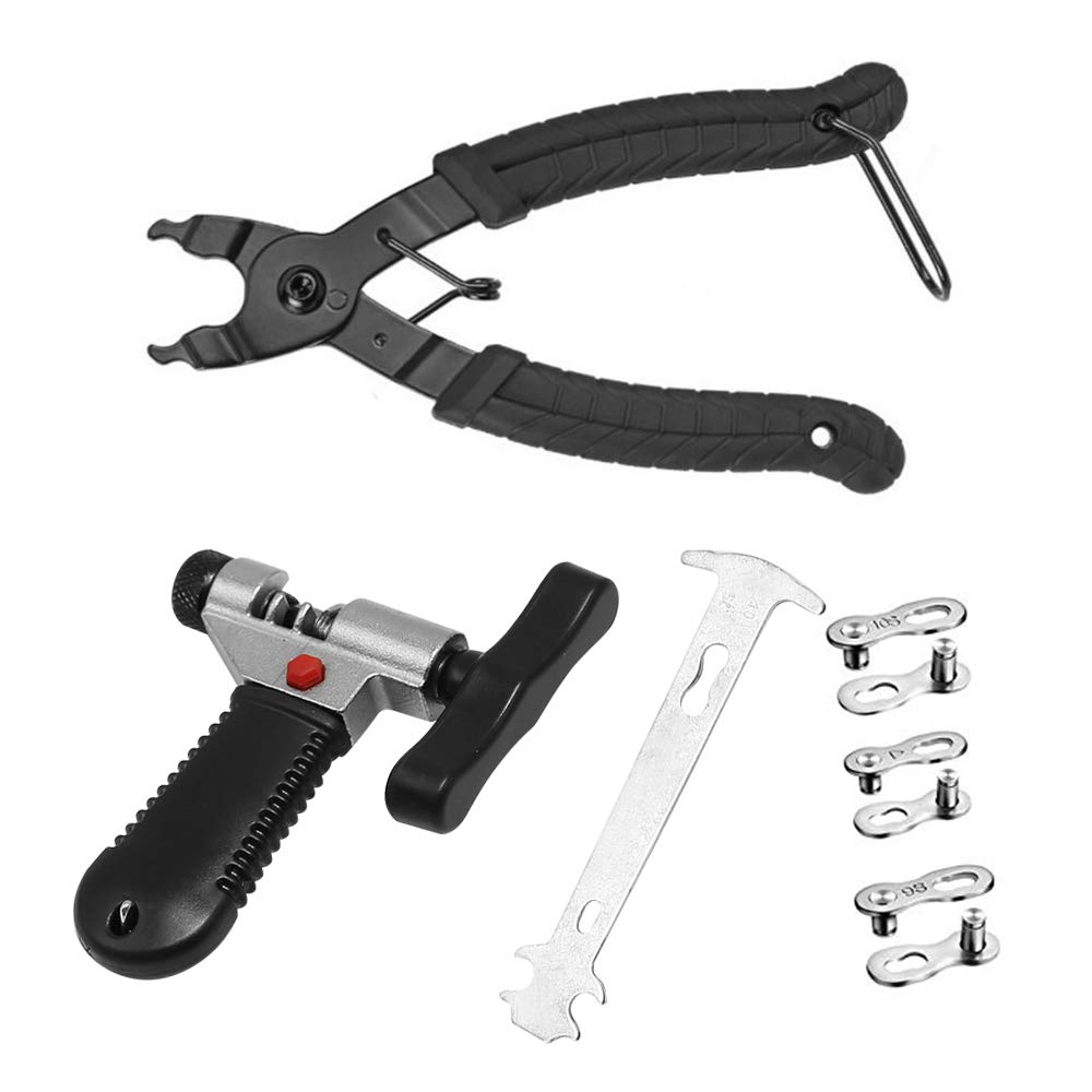 **Bike Chain Tool Kit - Professional Chain Breaker, Link Opener & Closer, Wear Indicator - Essential Bike Repair Tool for Maintenance & DIY Fixes - Perfect for Mountain, Road & BMX Bikes**