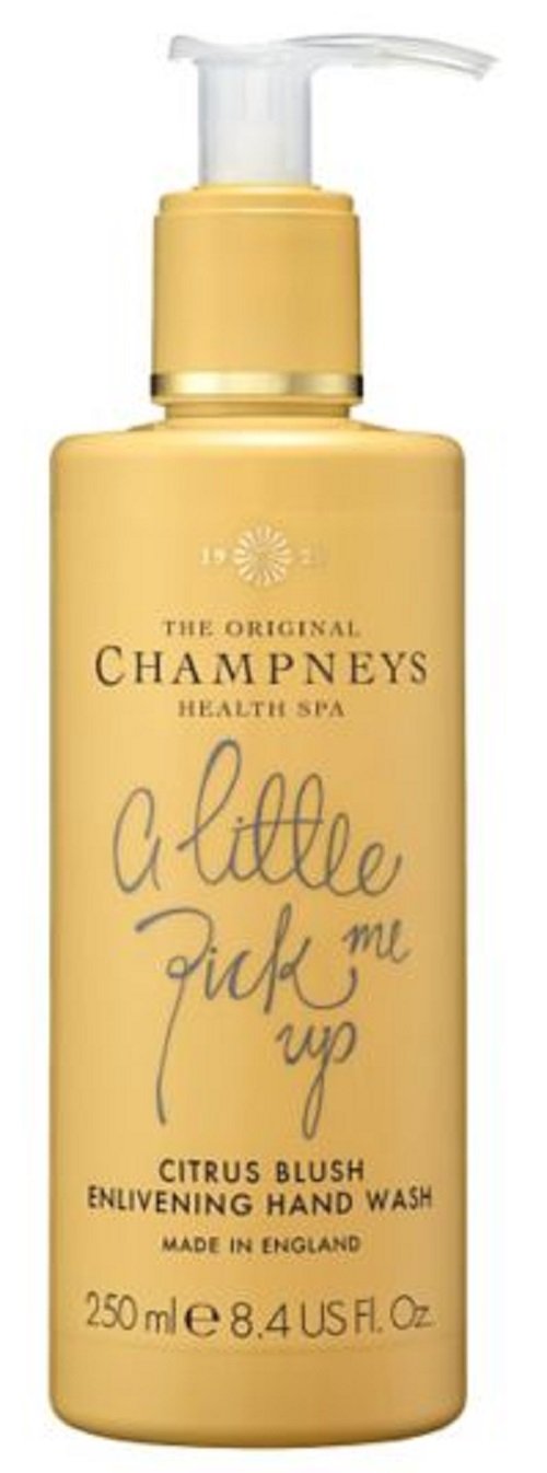 Champneys Citrus Blush Enlivening Hand Wash 250ml - Refreshing & Moisturizing Liquid Soap for Soft Skin | Perfect for Bathroom, Kitchen & Guest Washrooms