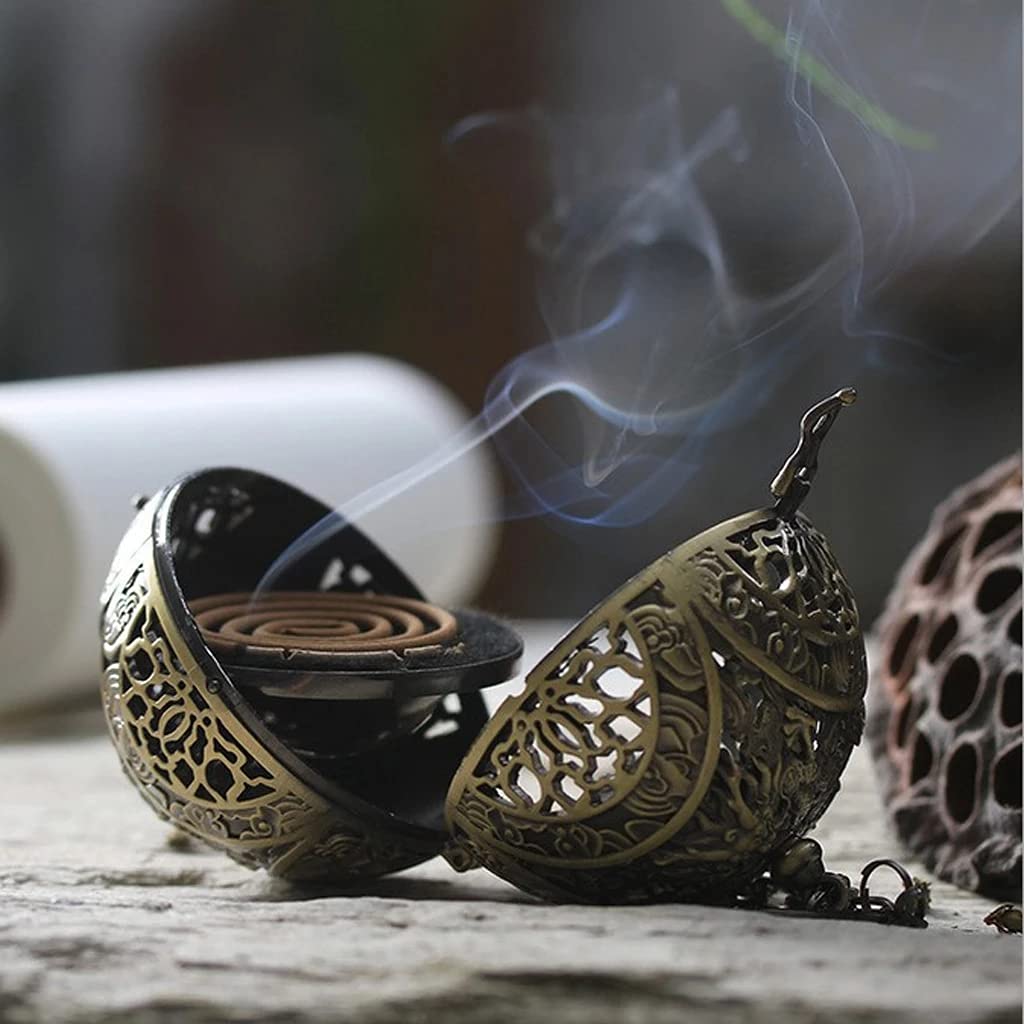 Chinese Dragon Backflow Incense Burner - Bronze Aromatherapy Decor for Home, Office, Bedroom & Car | Feng Shui Meditation & Stress Relief Gift