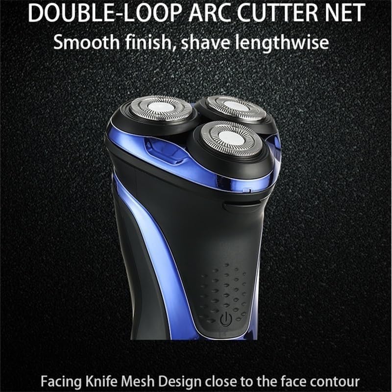 Professional Electric Shavers for Men - Waterproof Rotary 3D Floating Beard Trimmer & Rechargeable Shaving Razor | Perfect for Travel, Gym & Daily Grooming Routine