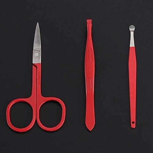 Premium 7-Piece Nail Care Kit - Professional Stainless Steel Nail Clippers, Scissors & Manicure Tools Set for Safe & Precise Grooming - Perfect for Home, Salon & Travel Use