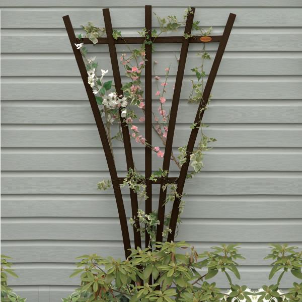 Eco-Friendly Hartford Fan Trellis - Durable Garden Climbing Plant Support for Vines, Flowers & Vegetables | Perfect for Outdoor Gardens, Balconies & Greenhouses