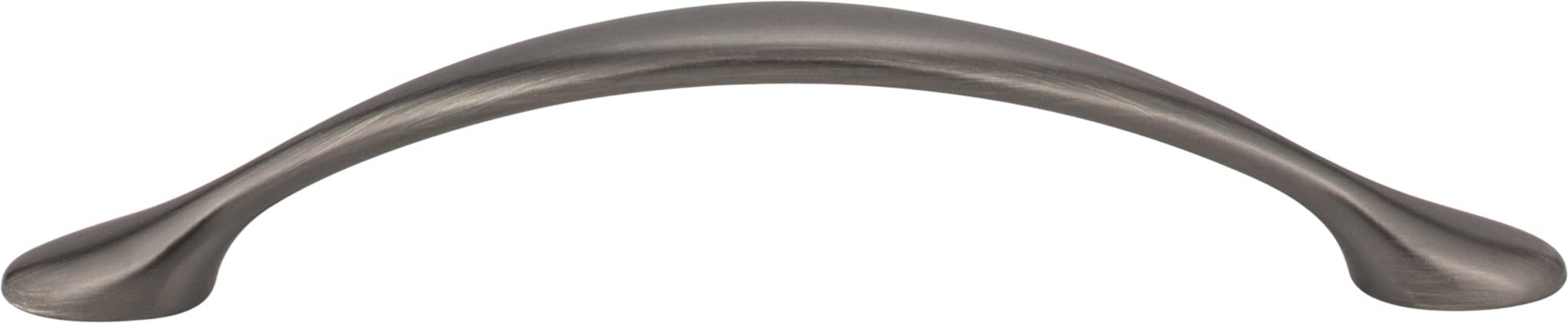 Elements Somerset 6.25 Inch Cabinet Pull - Brushed Nickel Drawer Handle for Kitchen Cabinets, Bathroom Vanity, Dresser & Furniture Hardware (Set of 10) - Perfect for Home Renovation & DIY Projects