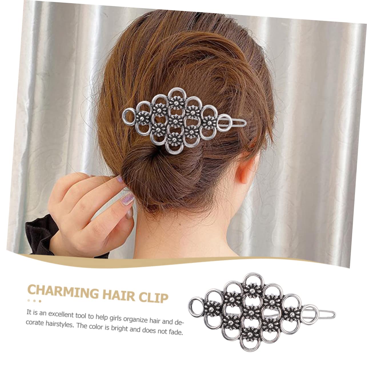 FOMIYES Floral Hair Clips for Women - Elegant Unique Design Hair Accessories with Decorative Flowers | Perfect for Weddings, Parties & Everyday Styling