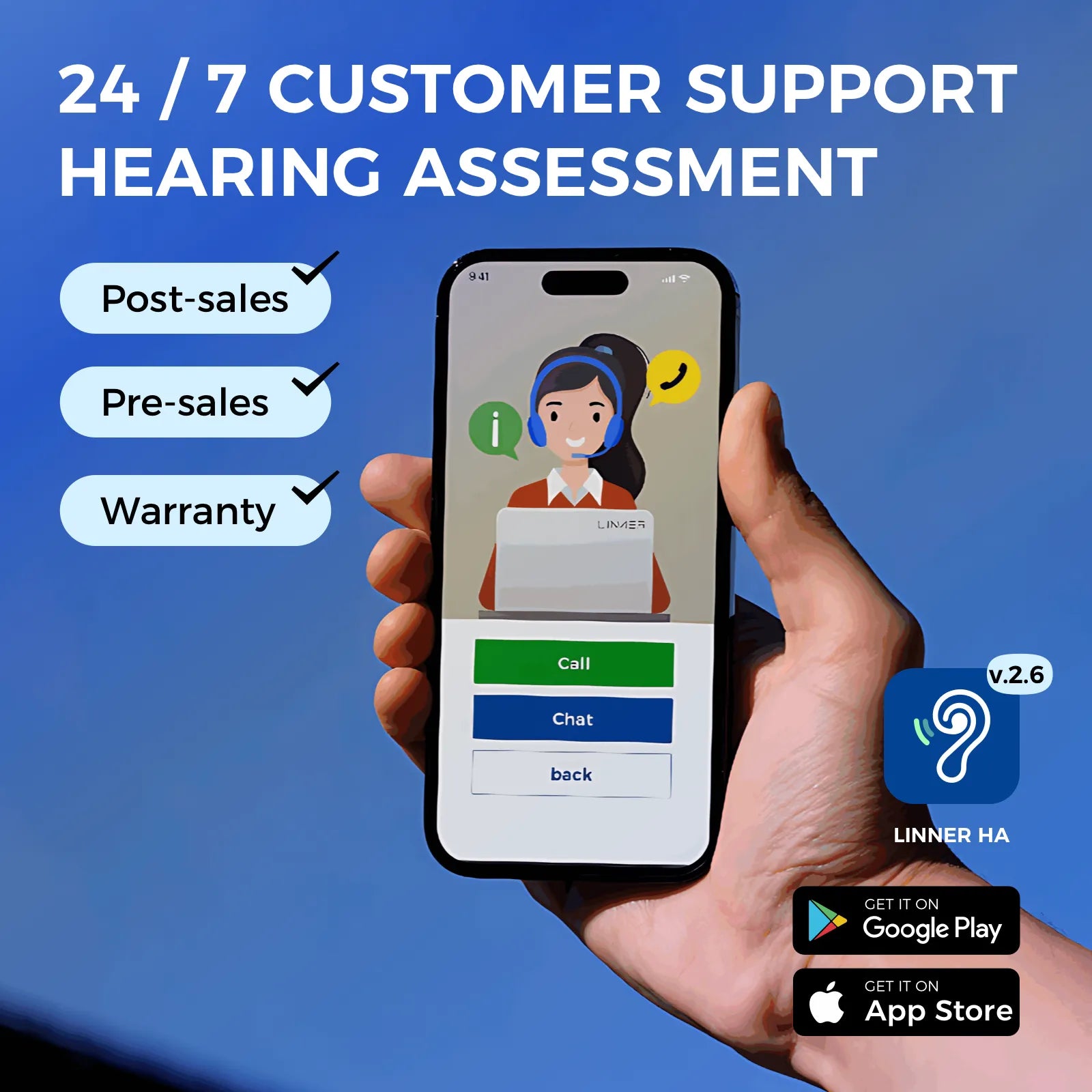 Linner Saturn Series Mini CIC OTC Hearing Aids for Adults - Rechargeable Digital Hearing Amplifier with Noise Reduction for Clear Sound - Perfect for TV Watching, Conversations & Outdoor Activities