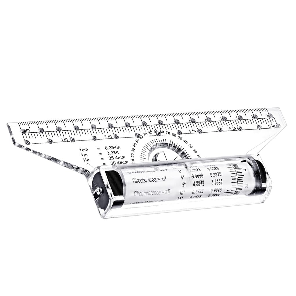 Precision Balancing Scale Ruler - Drafting & Measuring Tool for Students, School Supplies, Engineering & Math Learning Accessories - Perfect for Classroom, Homework & Technical Drawing Projects