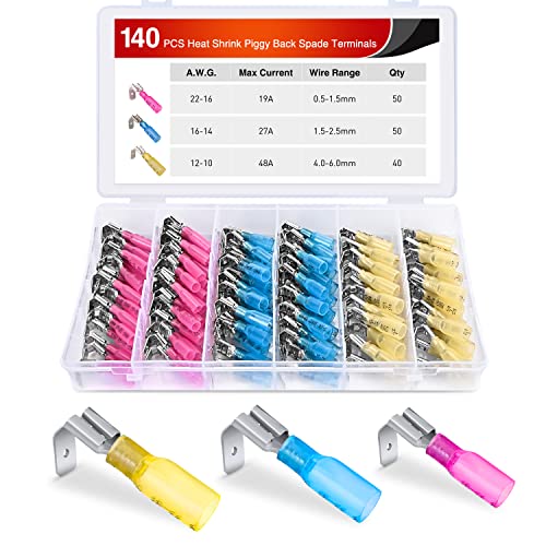 140Pcs Piggy Back Terminals