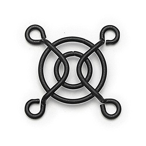 30mm Black Fan Finger Grill - 4 Pack | Heavy Duty Cooling Fan Grills for PC, Laptop, Server & Electronics | Durable Metal Mesh Protection for Enhanced Airflow & Safety