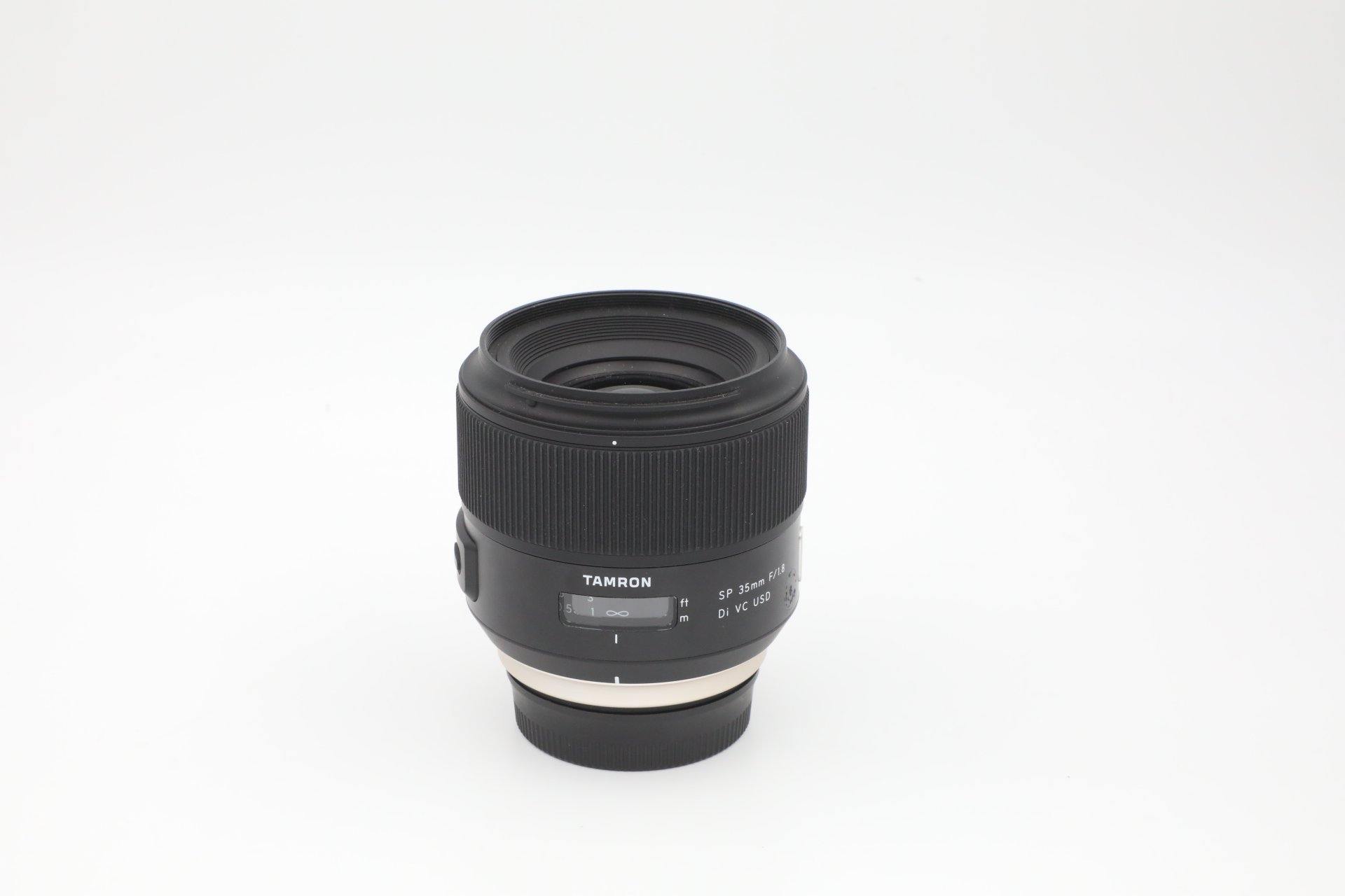 Used Tamron 35mm f/1.8 Di VC USD Lens for Nikon F Mount - Perfect for Portrait, Low Light & Street Photography