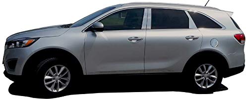BRIGHTT-QA324460 Stainless Steel Rear Deck Accent Trim 1PC for 2016-2020 Kia Sorento - Durable Exterior Car Accessory for Enhanced Style & Protection | Perfect for Car Shows, Daily Driving & Customization