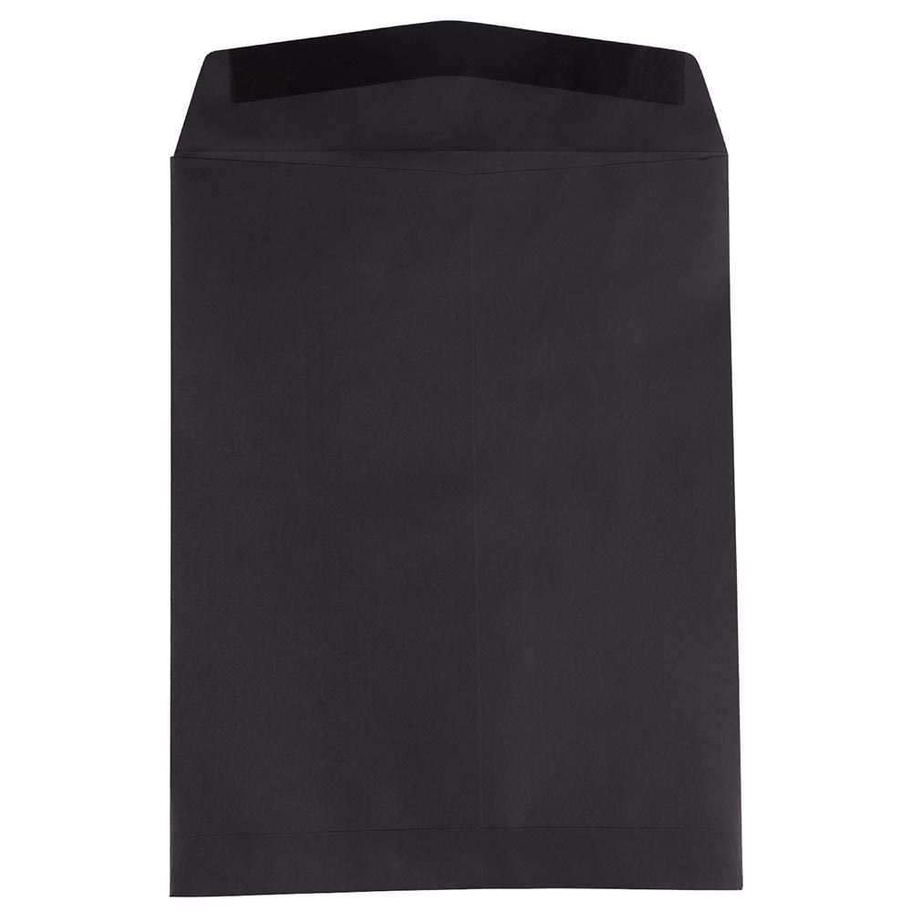 JAM PAPER 10 x 13 Inches Open End Catalog Envelopes - Smooth Black - Bulk Pack of 500/Box - Perfect for Business Mailings, Invoices, and Direct Marketing Campaigns