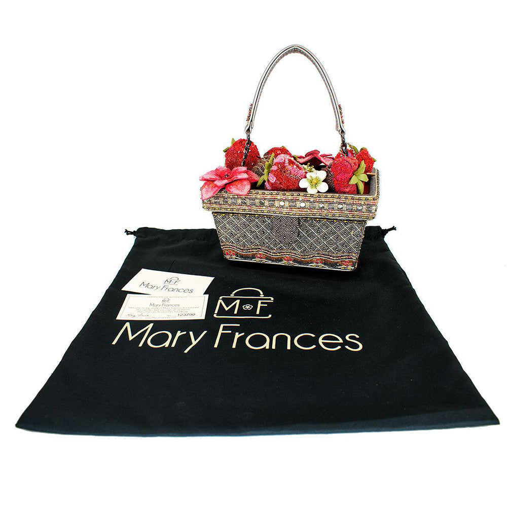 Stylish Mary Frances Berry Beautiful Top Handle Handbag for Women - Perfect for Parties, Weddings & Special Occasions