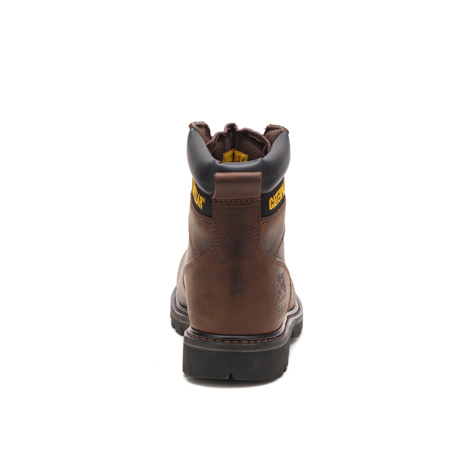 Dark Brown Steel Toe Work Boots for Men - OSHA Approved Safety Shoes for Construction & Warehouse Workers - Durable Non-Slip Work Boots for Heavy Duty Jobs